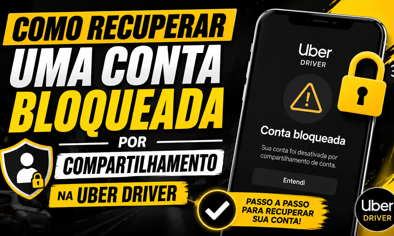 Conta bloqueada por compartilhamento
